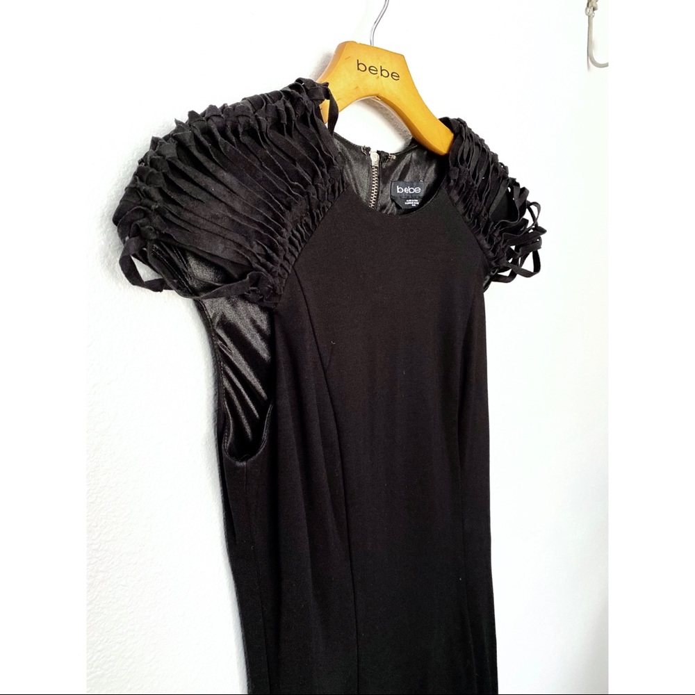 Bebe black cocktail dress